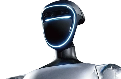 Close-up of the G1 head and illuminated sensor face