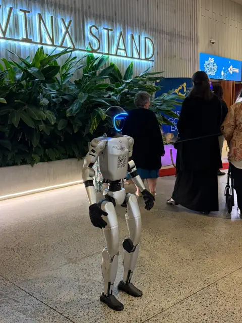 Rocco humanoid robot at the NSW Local Government Excellence Awards